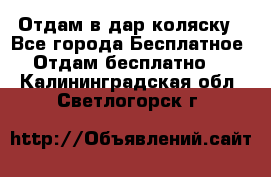 Отдам в дар коляску - Все города Бесплатное » Отдам бесплатно   . Калининградская обл.,Светлогорск г.